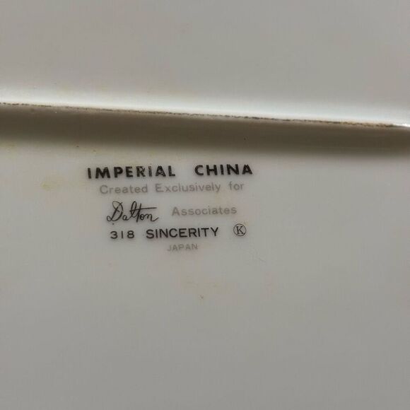 Imperial China 318 Sincerity 16” Oval Platter - Picture 4 of 4